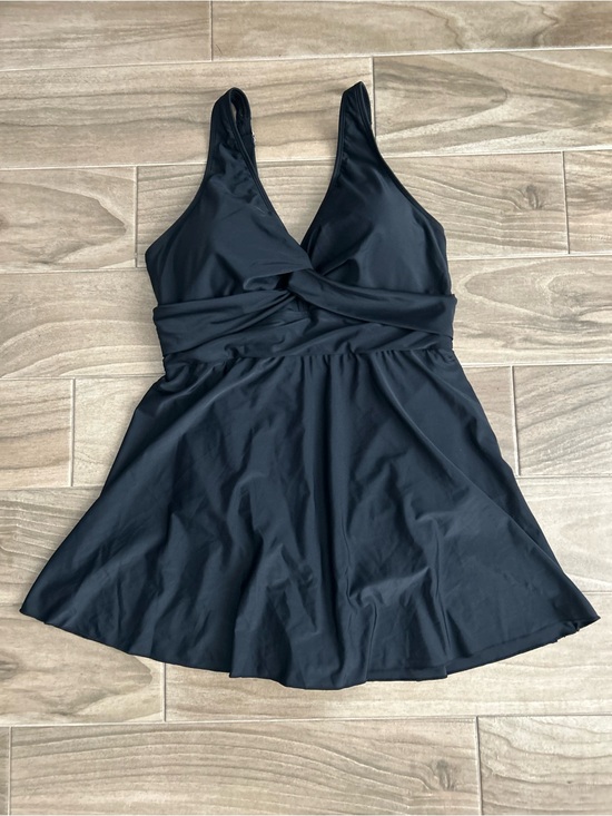Yonique Other - Yonique Black One-Piece Swimdress Size 20W